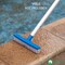 Quickway Imports 10-inch Poly Bristle Brush Head with Durable Nylon Bristles Designed to Clean Walls Floors Steps & Corners for Effective Above-Ground & Inground Swimming Pool Cleaning and Maintenance